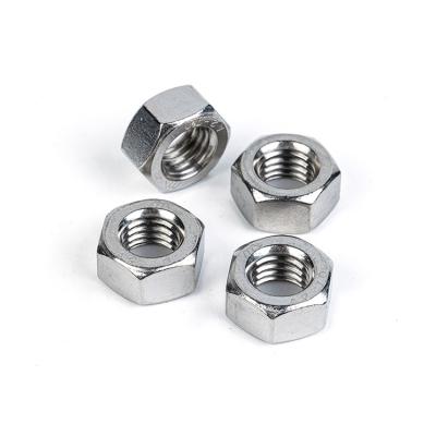 China Galvanized Stainless Steel Hex Nut with Metric and Inch Hexagon Nut Hexagon Rhombus Nut for sale