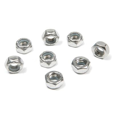 China Stainless Steel Skateboard Truck Hardware Set Axle Nut King Lock Nut Other Finish for sale