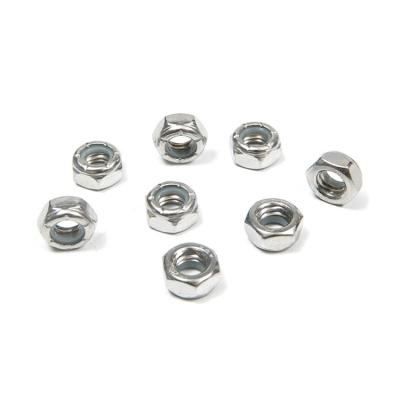 China UNC Stainless Steel Fine Thread Hex Nylon Insert Lock Nut 100% Control and Affordable for sale