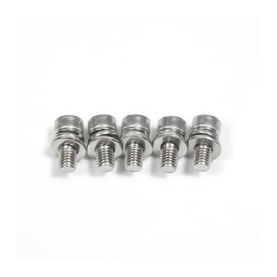 China M6 Stainless Steel DIN912 Standard Hexagon Socket Head Screw with Spring and Washer for sale