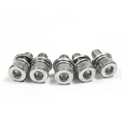 China Stainless Steel Din 912 Hexagon Socket Head Cap Screw with Knurled Cheese Head and Washers for sale