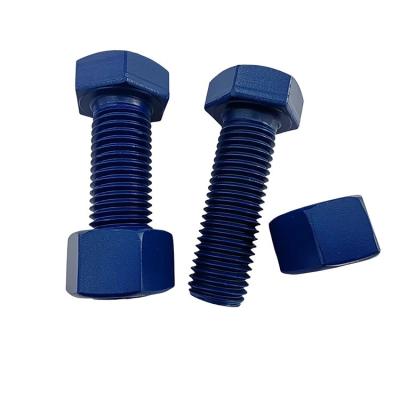 China Full Thread Hex Head Bolts in ZINC Finish for High Strength Alloy Steel DIN933 DIN931 for sale