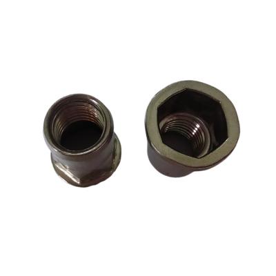 China Polished Finish Half Hex Rivet Nut for Furniture Satellite Baby Carriages and More for sale