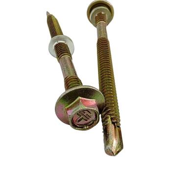 China Metric Self-Drilling Dovetail Screws with Countersunk Head and Theft Nylon Patch for sale