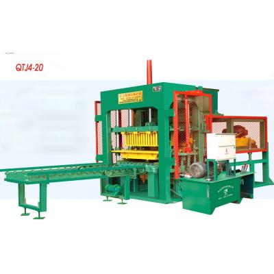 China Stores QTJ 4-20 Hydraulic Automatic Brick Making Machine Price Of Building Material Widely Used Concrete Block Machine for sale