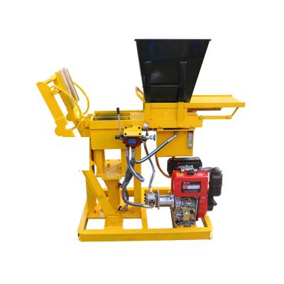 China Building material shops HBY1-15 soil brick machine work at home brick making machine lego brick making machine for sale