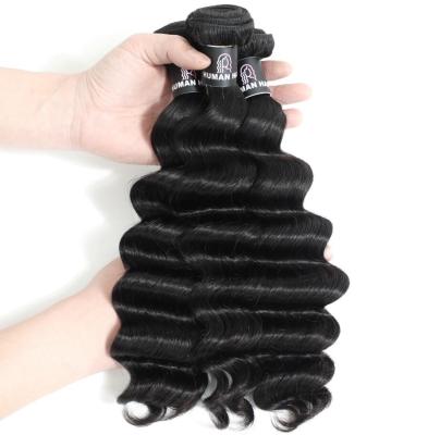 China Wholesale Malaysian Deep Wave Top 8A Silky Straight Wave Virgin Hair Bundles for sale