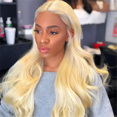 China Wholesale Body Wave Blonde 613 13x4x1 Lace Front T Part Wigs , T Lace Wigs For Black Women Hair for sale