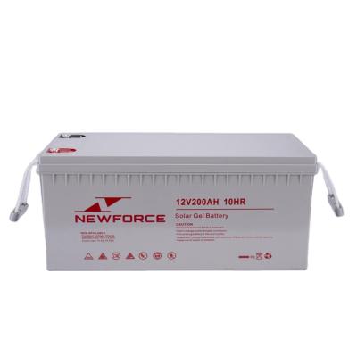 China Self Discharge Professional Low Made 12v 200ah Deep Cycle Battery Home Backup Battery Inverter for sale