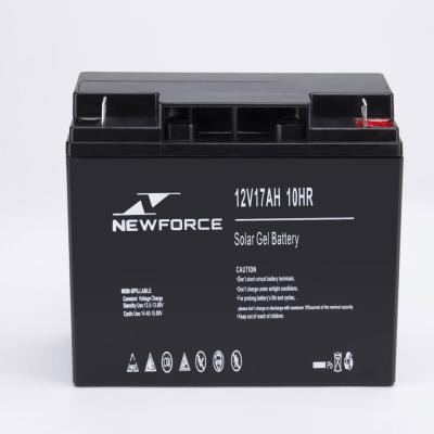 China 12V 17Ah Home Appliances Solar Battery Storage Battery Sealed AGM Batteris System for sale