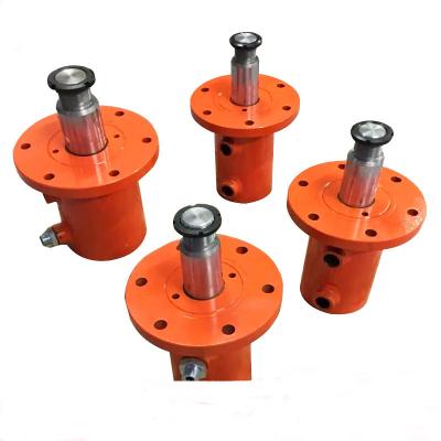 China 50 Ton Hydraulic Cylinder Front Type Small Flange Hydraulic Cylinder 10L for sale