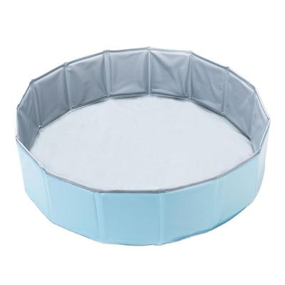 China Durable Portable Quality Large Collapsible Plastic Collapsible Dogs Tub Pet Pool for sale