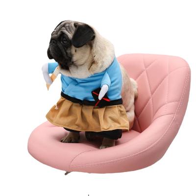 China Cheap High Quality Custom Pet Clothes Teddy Standing Clothes Dog Funny Stocked Entertainment Clothes for sale