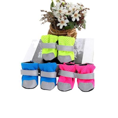 China Viable Pet Rain Boots Waterproof Teddy Shoes Four Seasons Pet Dog Shoes Non-Drop Small Dog Puppy Cat Platform Boots for sale