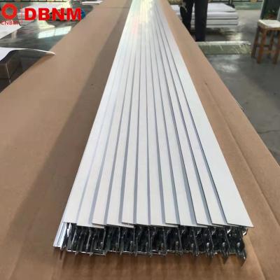 China Traditional Thickness 0.2/0.22/0.23/0.24/0.25/0.26/0.28/0.3mm Flat / Groove Galvanized Steel T Grid Ceiling T Bar Stainless Steel Frame for sale