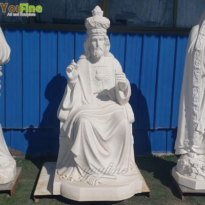 China Modern Life Size Catholic Statue Marble Jesus Statue For Church for sale