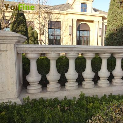 China decorative stone marble baluster and modern garden rail for sale