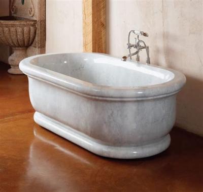 China Nature Marble Stone Bathtub Freestanding High Quality Hand Carved Freestanding Bathtub for sale