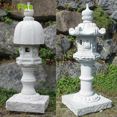 China Modern Temple Granite Stone Japanese Lantern Decorative Garden For Sale for sale