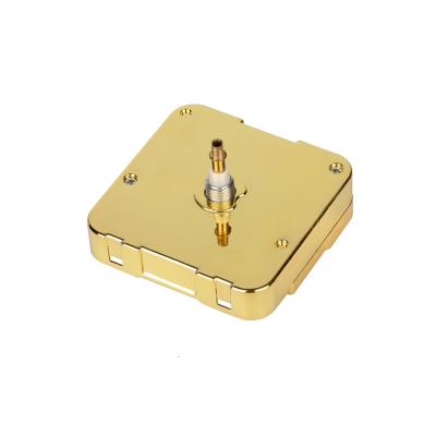 China JH1668D Traditional High Quality Metal Case Gold Clock Movement Quartz Silver Clock Movement for sale