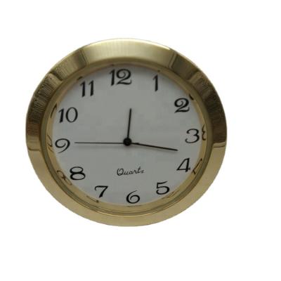 China High Quality Traditional Mini Insert Clock with 50mm Japanese Quartz Movement for sale