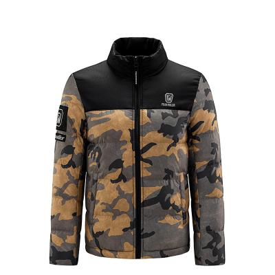 China Galaxy puffy reflective lightweight reflective disruptive men's hiphop style hiphop style casual army jacket for sale