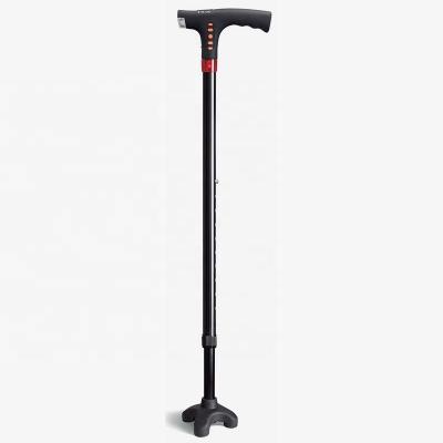 China 2019 Best Selling ABS LED Cane Smart Folding Walking Stick with FM Radio and SOS Alarm for sale