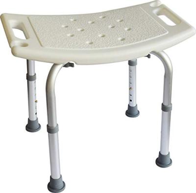 China Aluminum Adjustable Bathroom Durable Bath Disabled Shower Chair For The Elderly for sale