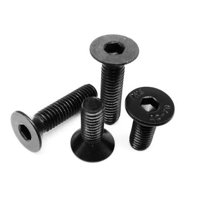 China M2 M2.5 M3 M4 M5 M6 M8 Flat M2 M2.5 M3 M4 M5 M6 M8 Flat M2 M2.5 M3 M4 M5 M6 M8 Black DIN7991 304 Stainless Steel Allen Countersunk Head Screw Bolt Flat Length 3-40mm for sale