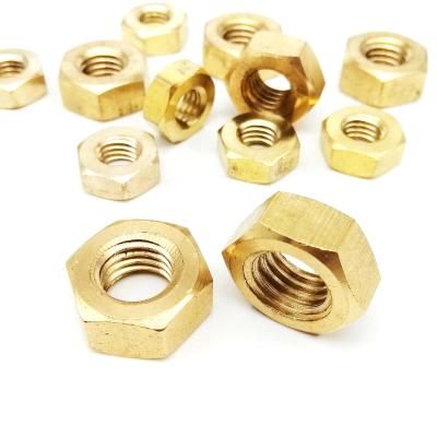 China General Industry Hex Hex Solid Brass Copper Nut M1 M1.2 M1.4 M1.6 M2 M2.5 M3 M3.5 M4 M5 M6 M8 M10 M12 M14 M16 M18 M20 M22 M24 M27 M30 DIN934 for sale