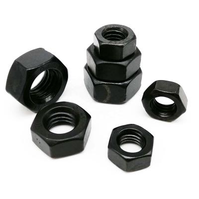 China General Industry Thread Black 304 Stainless Steel Metric Hex Nut M1.6 M2 M2.5 M3 M3.5 M4 M5 M6 M8 M10 M12 M14 M16 M18 M20 DIN934 for sale