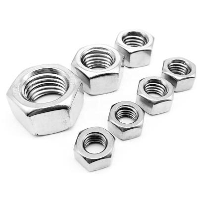 China General Industry UNC UNF 1/4 5/16 3/8 7/16 1/2 9/16 5/8 3/4 7/8 304 Stainless Steel A2-70 UK Standard Coarse Fine Hex Nut USA Thread Hex Nut for sale