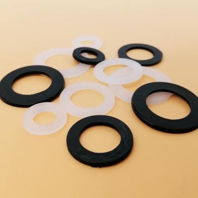 China M1.5 M2 M2.5 M3 M4 M5 M6 M8 M10 M12 Thickness 1mm Flat Black White Flat Spacer Insulation Ring Plastic Nylon Washer for sale