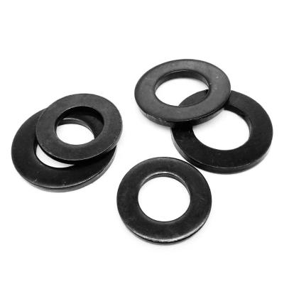 China Stainless Steel Shim Ring Plain Gasket Flat Washer Oxide A2-70 304 Gasket Black Plates M1.6 M2 M2.5 M3 M3.5 M4 M5 M6 M8 M10 M12 GB97 DIN125 for sale