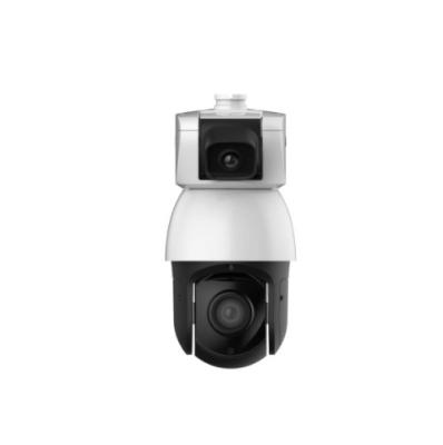 China Human Motion Tracking 2x2MP Panoramic Network Camera With PTZ Camera for sale