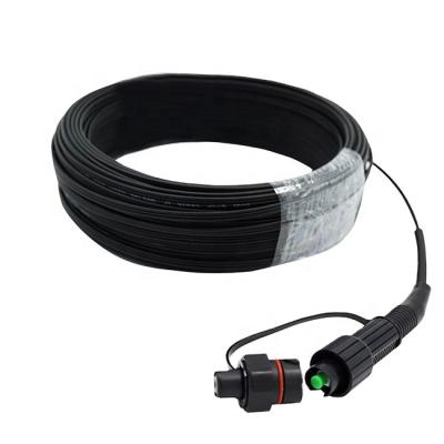 China FTTX FTTA FTTX FTTA G657A1 MINI Patchcord Fiber Optic Huawei SC APC Preconnectorized Outdoor Waterproof Drop Cable for sale