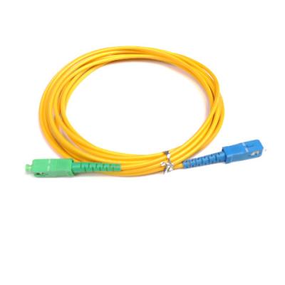 China FTTX FTTA FC-SC APC 2.0mm 3.0mm Single Mode Fiber Optic Fiber Optic SC to LC patchcord for sale