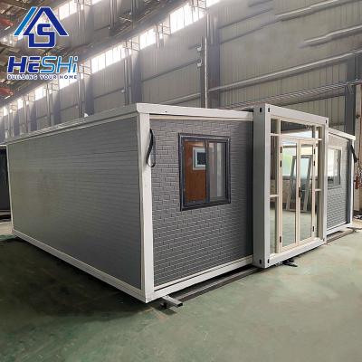 China Modern Insulated 20Ft 40Ft Prefab Mobile Home 2 3 4 5 Bedroom Foldable Expandable Container House Prefab Modern Villa for sale