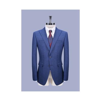 China Hot Sale Best Quality Special Design Widely Used Anti-Wrinkle Mens Fashion Suits Blue for sale