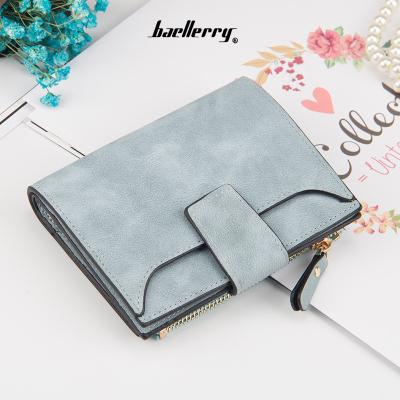 China Other Women Grab Wallet Mini Pure Color Zipper Purse Couro Mini Carteira de Baellerry Wallet Button Purse for sale