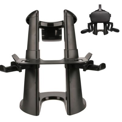 China Plastic+Metal VR Accessories Easy Installation Display Stand Headset and Controllers Holder for Oculus Quest2 VR Stand for sale