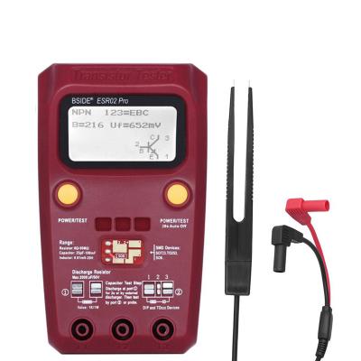 China Digital SMD Components Diode Triode Capacitance Inductance Transistor Tester BSIDE Multimeter ESR02PRO for sale