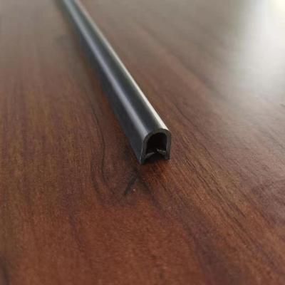 China Durable Custom PVC U Channel Rubber Edge Trim Plastic Profile for sale