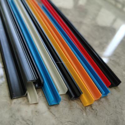 China Eco-friendly apply to 8 slot and 10 slot aluminum profile plastic covers cap manufacturers color can be customized cover strip for sale