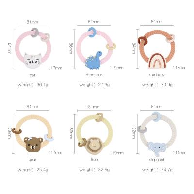 China Soft Baby Toy New Design Hot Sale Silicone Wristband Teether Silicone Teether for sale