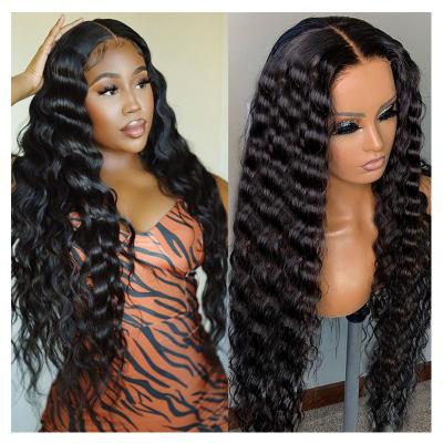 China Silky Straight Natural Harmonious Brazilian Frontal Wig Wholesale Price Wave Lace Front Hair Kinky Curly Wig for sale