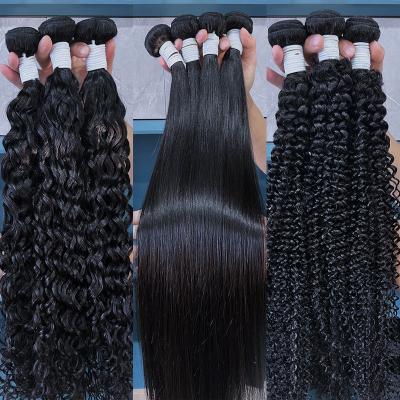 China Cheap Straight Virgin Cuticle Aligned Remy Hair Weave Bundles 8-40 Inch 100% Unprocessed Brazilian Hair Bundles for sale