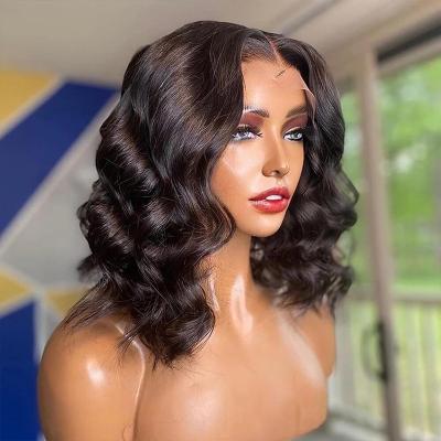 China Wholesale Silky Straight Peruvian Bob Wigs, 4x4 Short Bob Closure Wig, Short Bob Wig For Black Women From Hair Wave Factory for sale