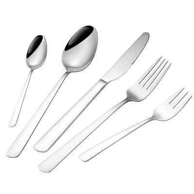 China Silver set reusable of cutlery of dish of wedding wedding of tablet of spoon of stainless steel of luxury kitchen in large viable luxury kitchen for sale