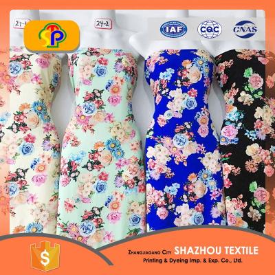 China New 100% Anti-Static Stylish Home Textile Printing Rayon Dress Fabric for sale